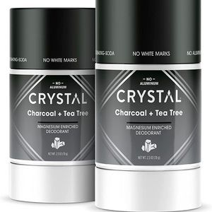 CRYSTAL Magnesium Solid Stick Natural, Non-Irritating Deodorant, Unisex